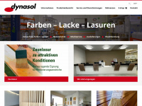 dynasol.ch Webseite Vorschau