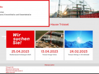 truesselbau.ch Webseite Vorschau