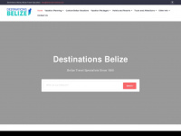 destinationsbelize.com Webseite Vorschau
