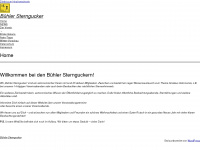 bühler-sterngucker.de Webseite Vorschau
