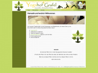 yogahof-grafel.de Webseite Vorschau