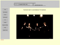 ensemble-tedesco.de Webseite Vorschau