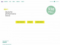 philharmonie-merck.de Webseite Vorschau