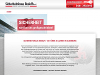 sicherheitshaus-redelfs.de Webseite Vorschau