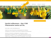 baumschule-haller.ch Webseite Vorschau