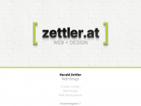 zettler.at Webseite Vorschau
