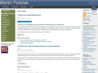 podolak.net Webseite Vorschau