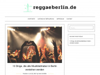 reggaeberlin.de Webseite Vorschau