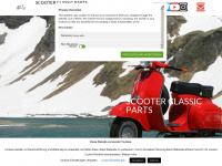 scooter-classicparts.com Webseite Vorschau