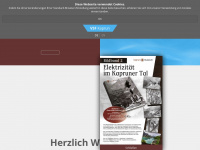 kaprunmuseum.at Webseite Vorschau