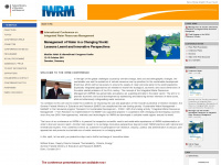 iwrm2011.de Webseite Vorschau
