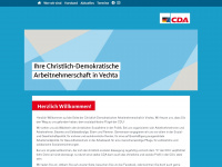 cda-kreisverband-vechta.de Webseite Vorschau