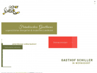 gasthof-schiller.de Webseite Vorschau