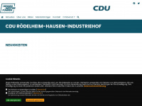 cdu-roedelheim-hausen.de Webseite Vorschau