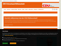 cdu-ruettenscheid.de Webseite Vorschau