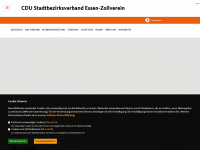 cdu-zollverein.de Webseite Vorschau