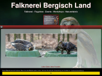 falknerei-bergischland.de Webseite Vorschau