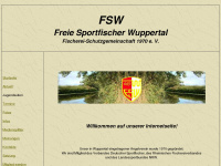 freie-sportfischer-wuppertal.de Webseite Vorschau