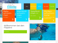 flippers-schwimmschule.de Webseite Vorschau