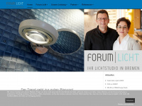 forum-licht.de Webseite Vorschau