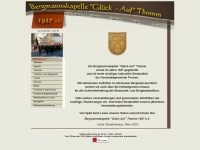 bergmannskapelle-thomm.de Webseite Vorschau