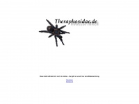 theraphosidae.de Webseite Vorschau