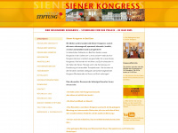 siener-kongress.de Webseite Vorschau