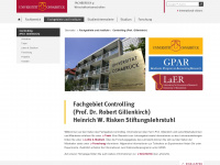 controlling.uni-osnabrueck.de Webseite Vorschau