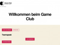 game-club.ch Webseite Vorschau