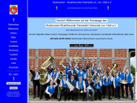 musikverein-osterwald.de Webseite Vorschau