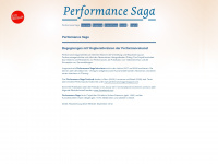performancesaga.ch Webseite Vorschau