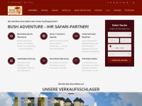 bushadventure.com Webseite Vorschau
