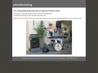 pianodrumming.com Webseite Vorschau
