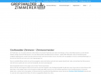 greifswalder-zimmerer.de Webseite Vorschau