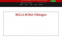 bella-roma-tuebingen.de Webseite Vorschau
