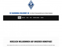 sv-harmonia-waldhof.de Webseite Vorschau