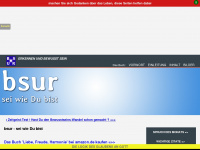 bsur.de Webseite Vorschau