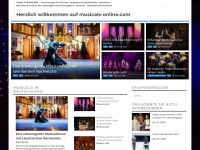 musicals-online.com Webseite Vorschau