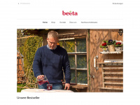 beeta.eu Webseite Vorschau
