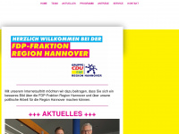 fdp-fraktion-region-hannover.de Webseite Vorschau