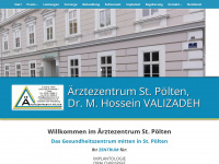 aerztezentrum.co.at Webseite Vorschau