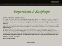 sempervivum-saxifragen.de Webseite Vorschau