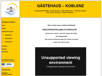 gaestehaus-koblenz.com Webseite Vorschau