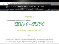 webspacecowboys.com Webseite Vorschau