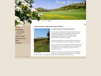 haus-sitzmann.de Webseite Vorschau