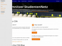 csn.tu-chemnitz.de Webseite Vorschau