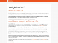 ubucon.de Webseite Vorschau