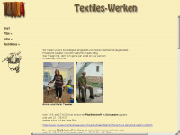 textiles-werken.de Webseite Vorschau