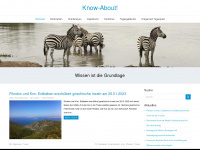 know-about.de Webseite Vorschau