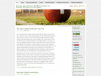 footballandcoaching.com Webseite Vorschau